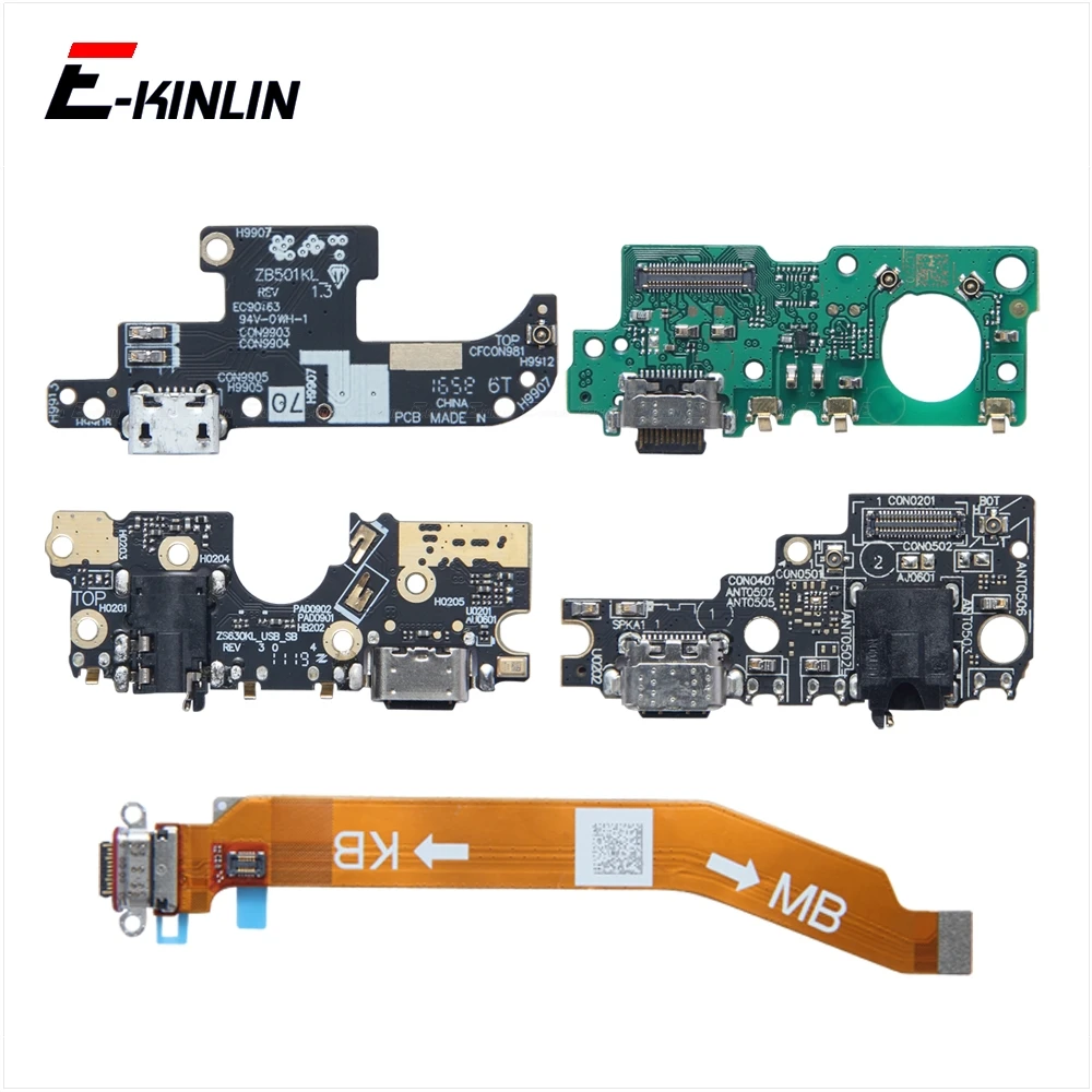 Cabo Flexível da Placa Dock Conector de Carga para Asus Zenfone 10 9 8 7 Pro 6 5 Lite 5Q 10Z 9Z 6Z 5Z