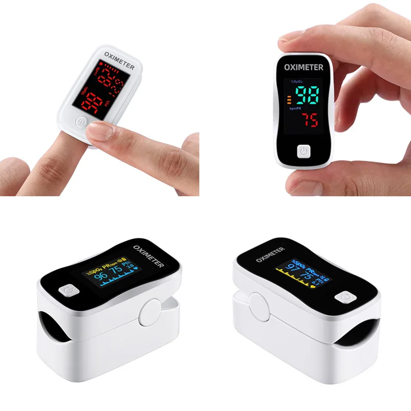 Finger Pulse Oximeter SPO2 PR PI RR Blood Oxygen Saturation Meter Heart Rate Monitor Oximeter Finger Pulse Monitor Home Medical