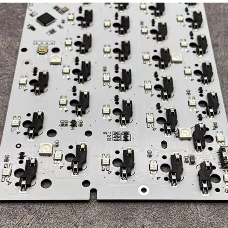 

Mss 64PCB Hot-Swap Positioning Plate 60% RGB Mechanical Keyboard PCB Custom Accessories Diy Supports VIA