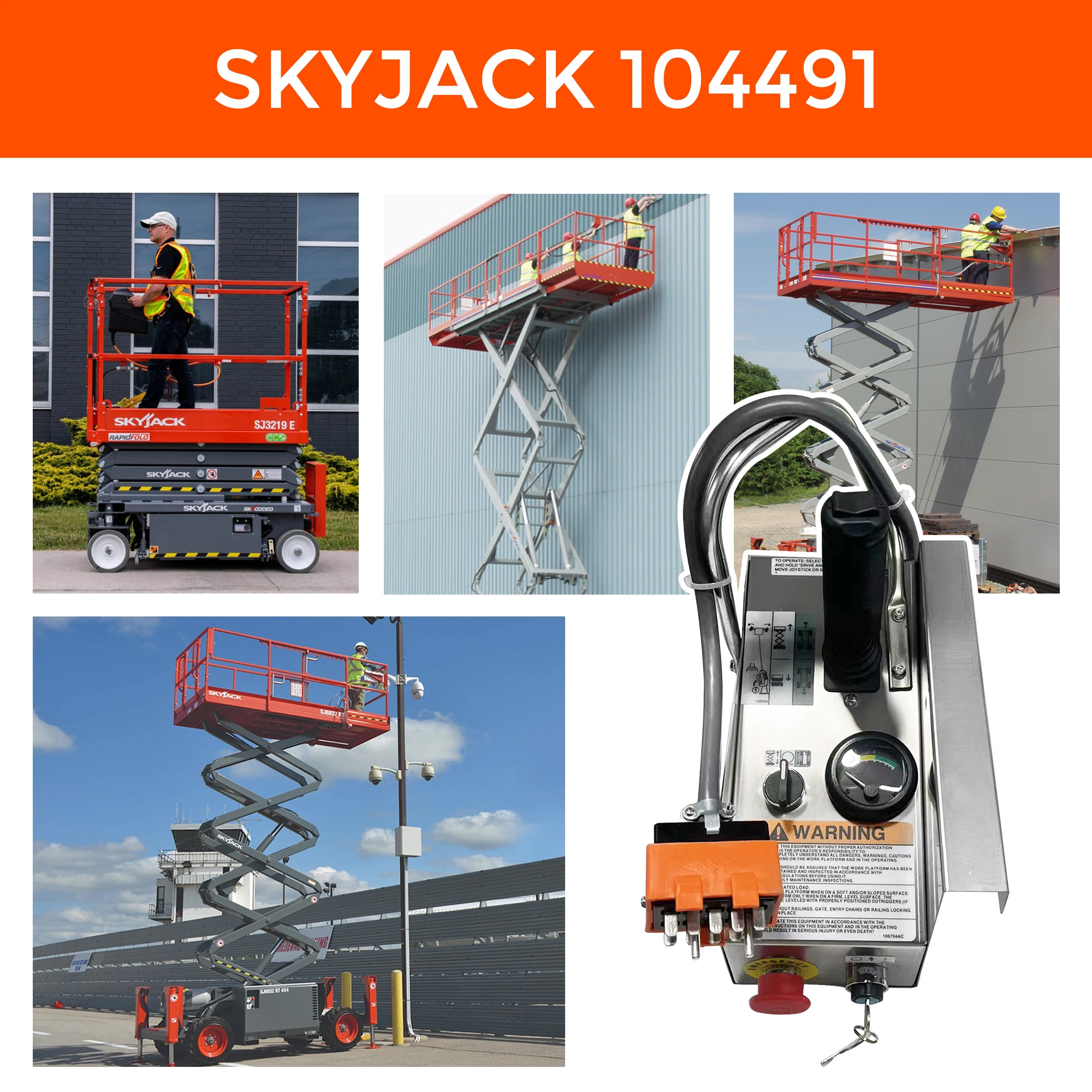 For Skyjack SJII3220 6832 SJM3015 SJM3219 SJIII6832E 104491 Platform Control Box