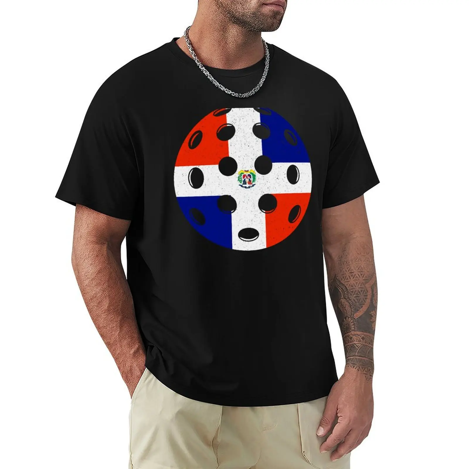 Pickleball Dominican Republic - I love dominican republic T-Shirt Long Lasting Casual T-Shirt
