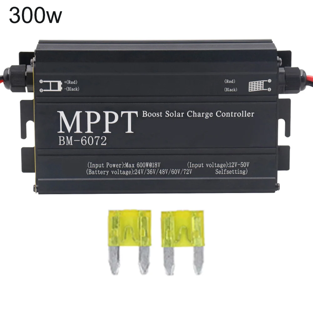 

300W MPPT Controller Boost Controller 600W Solar Power System Battery Compatibility Electromagnetic Compatibility