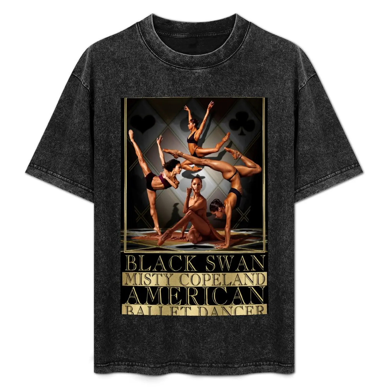 

Misty Copeland Collage Shirt T-Shirt Regular Fit Plain Tee Shirt