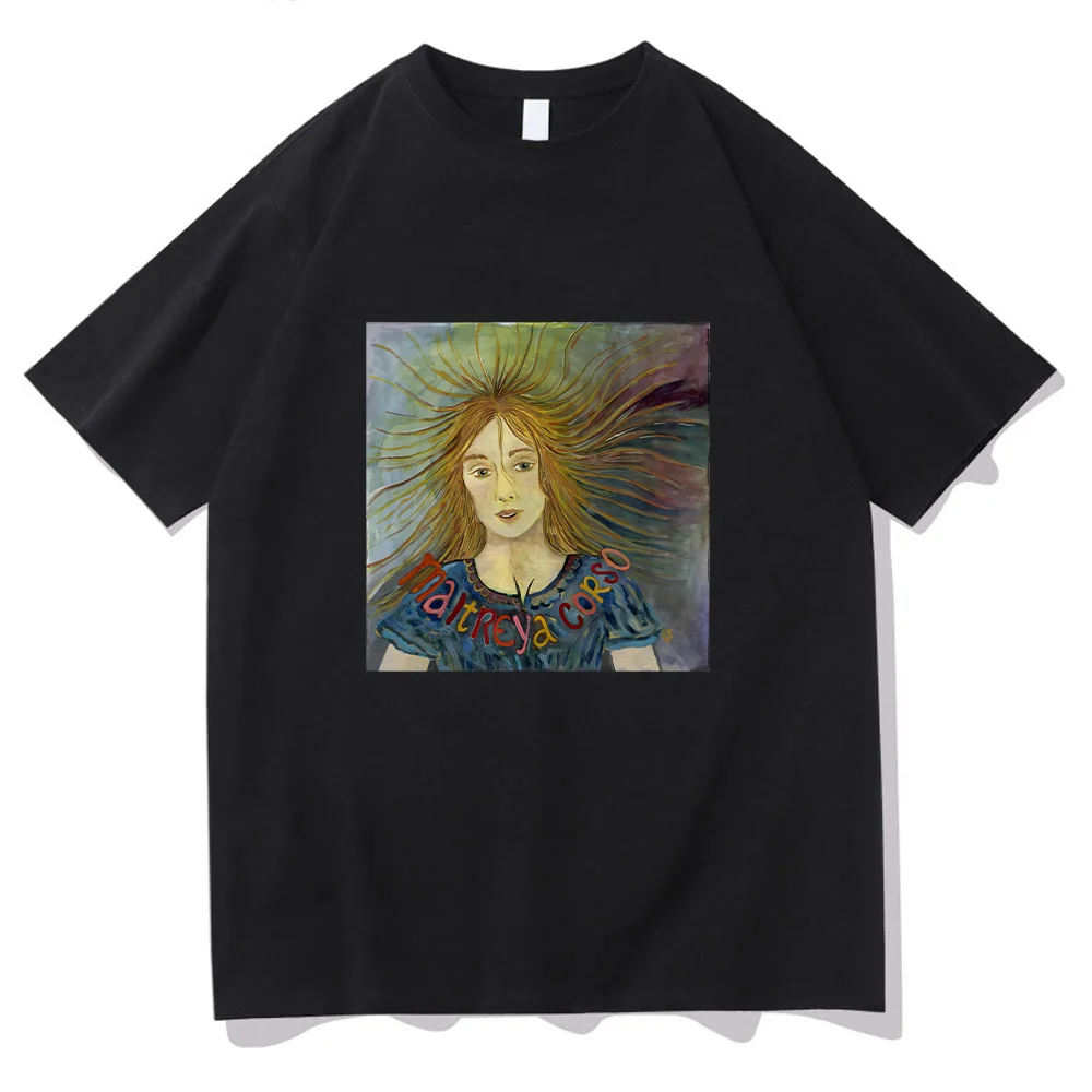 Maya Hawke MAITREYA CORSO T Shirts Fan Fashion Merch Clothing High Quality Cotton Soft Tee Women Men Casual Short Sleeve Top Y2K