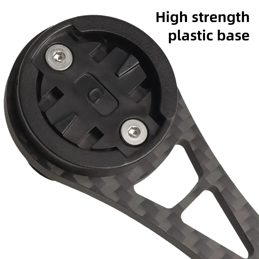 1set Carbon Fiber One-Piece Aerodynamic Handlebar Bicycle Computer Mount for Road Bikes, Extension Bar, Cycling Computer Holder