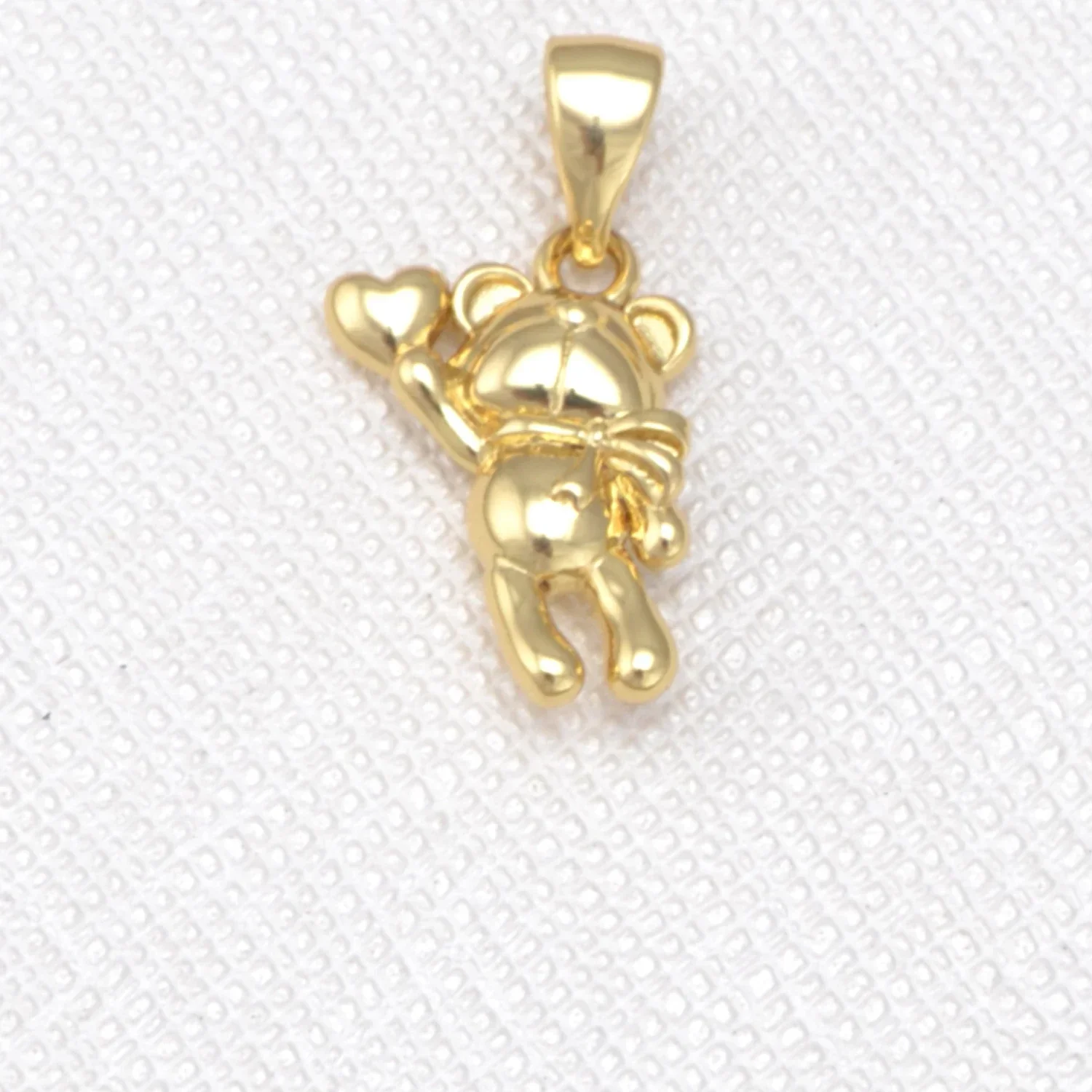 15 Pcs Copper Gold Plated Pendant DIY Jewelry Making Supplies for Women Bear Cupid Earring Necklace Retro Accessories Wholesale