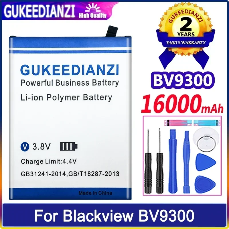 Mobile Phone Batteries BV9300 (Li676590HT) 16000mAh For Blackview BV9300 Replacement Smartphone Portable Battery