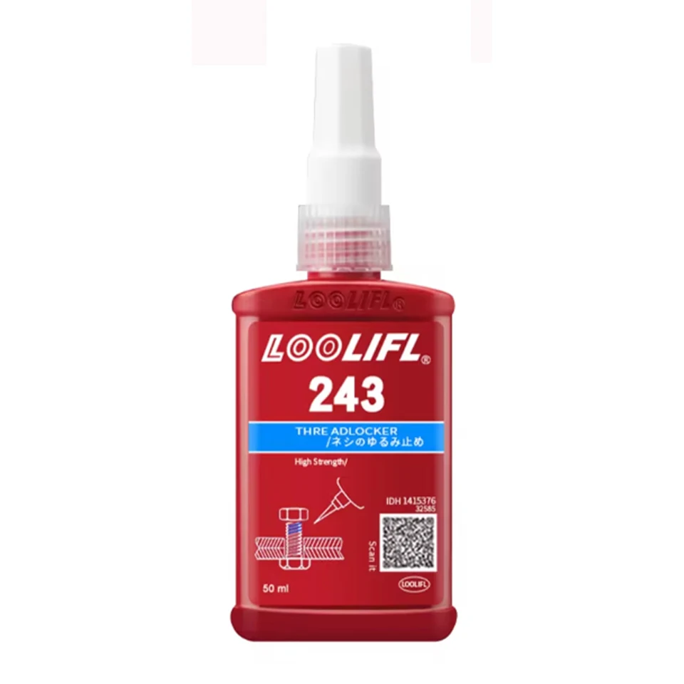 Threadlocker Fixed adhesive 50ml 243 Loctite Screw Glue Quickly Cured Thread Lecking Agent Anaerobic Adhesive Glue