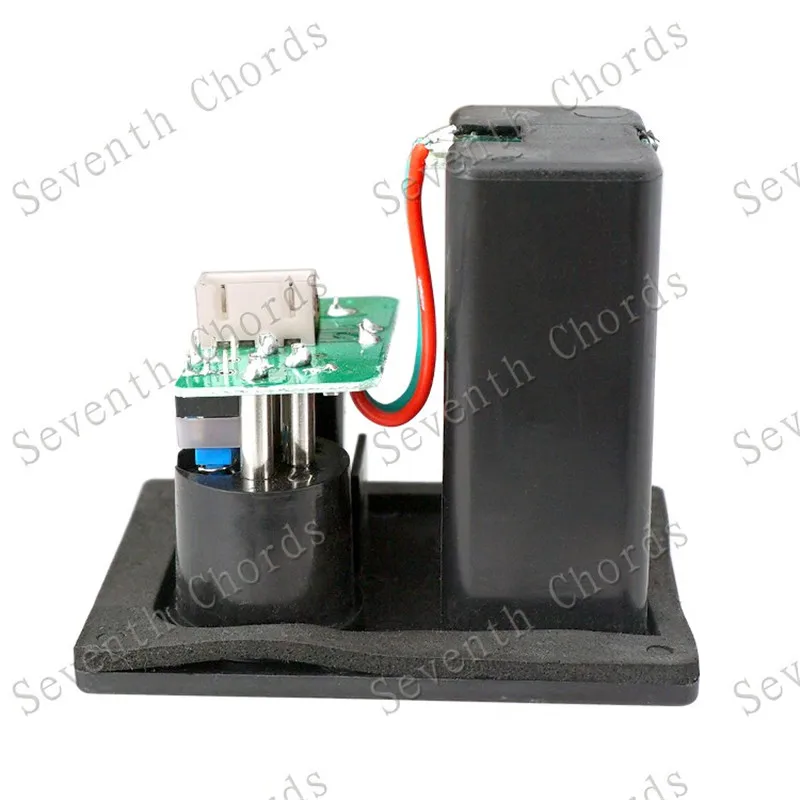 Equalizer für Akustikgitarre, EQ, 9-V-Batteriekästen mit XLR-Anschlussstecker und 4-poliger Buchse, Kontakte und Ausgang – Detail 7