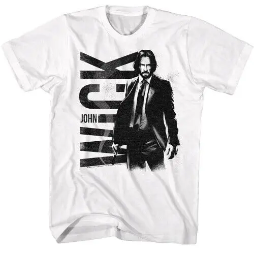 

John Wick White Portrait T-Shirt