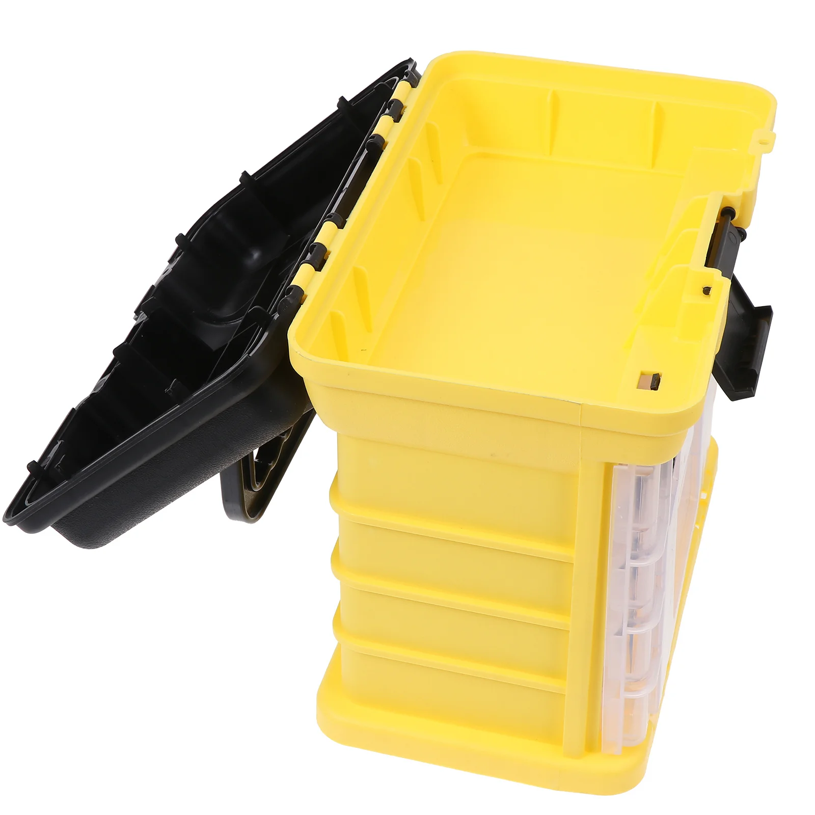 

1Pcs Multifunction Fishing Tackle Box Large Capacity Bait Organizer Antifall Wearresistant Fishing Tackle Box Bait Hook Case