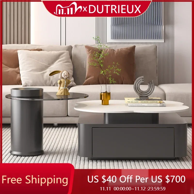 

Роскошные журнальные столики в скандинавском стиле, современная гостиная, балкон, круглый обеденный стол, компьютерный стол, Mesa Centro Salon, мебель для дома