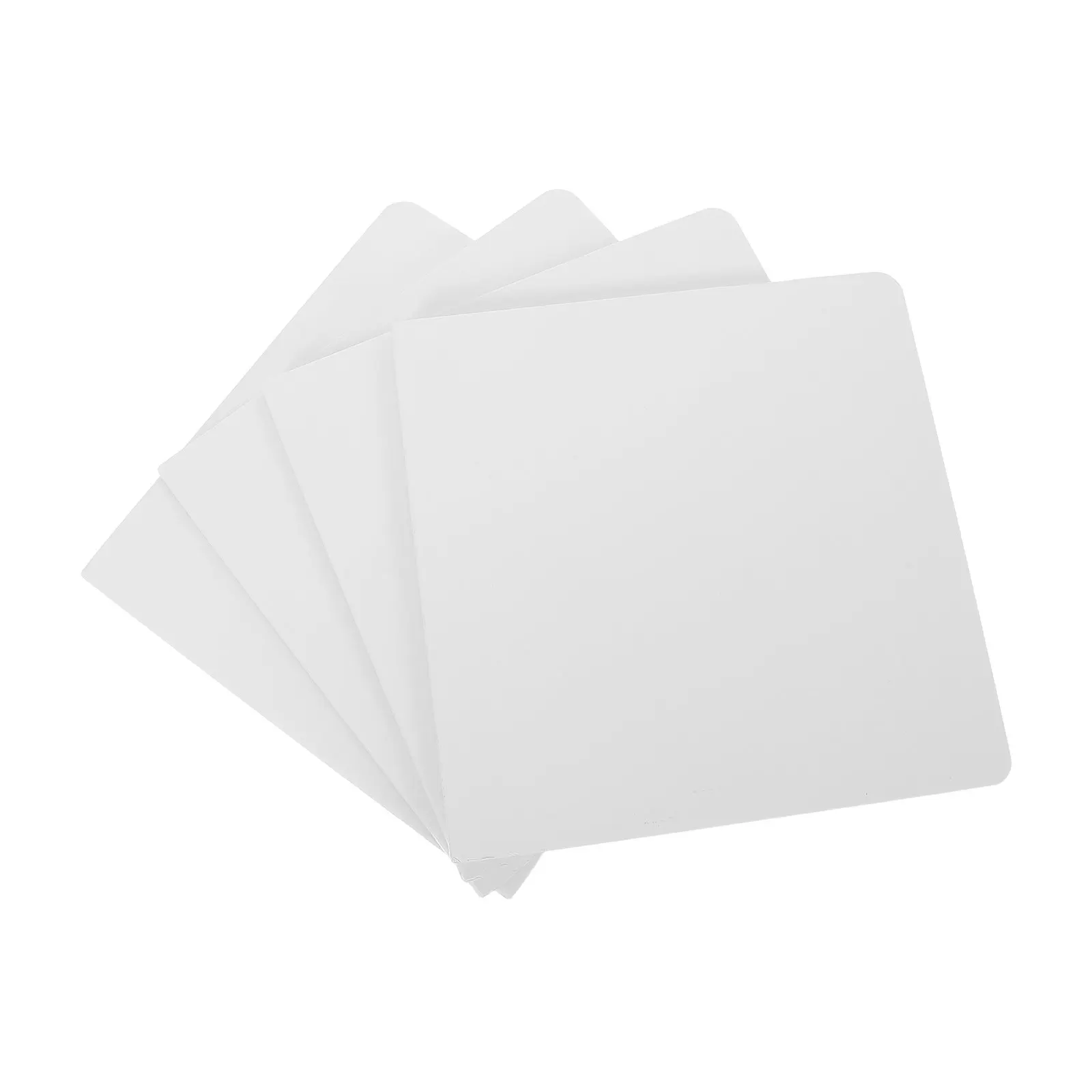 4Pcs Blank Board Book Hardcover Sketchbook Heavyweight Paper Drawing Notebook for Markers Kids DIY Storybook Doodle Book Blank