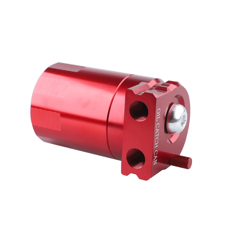 خزان الاستراحة العالمي لالتقاط الزيت + مجموعة مرشح أسطوانة ألومنيوم فضي أرجواني أسود أزرق أحمر