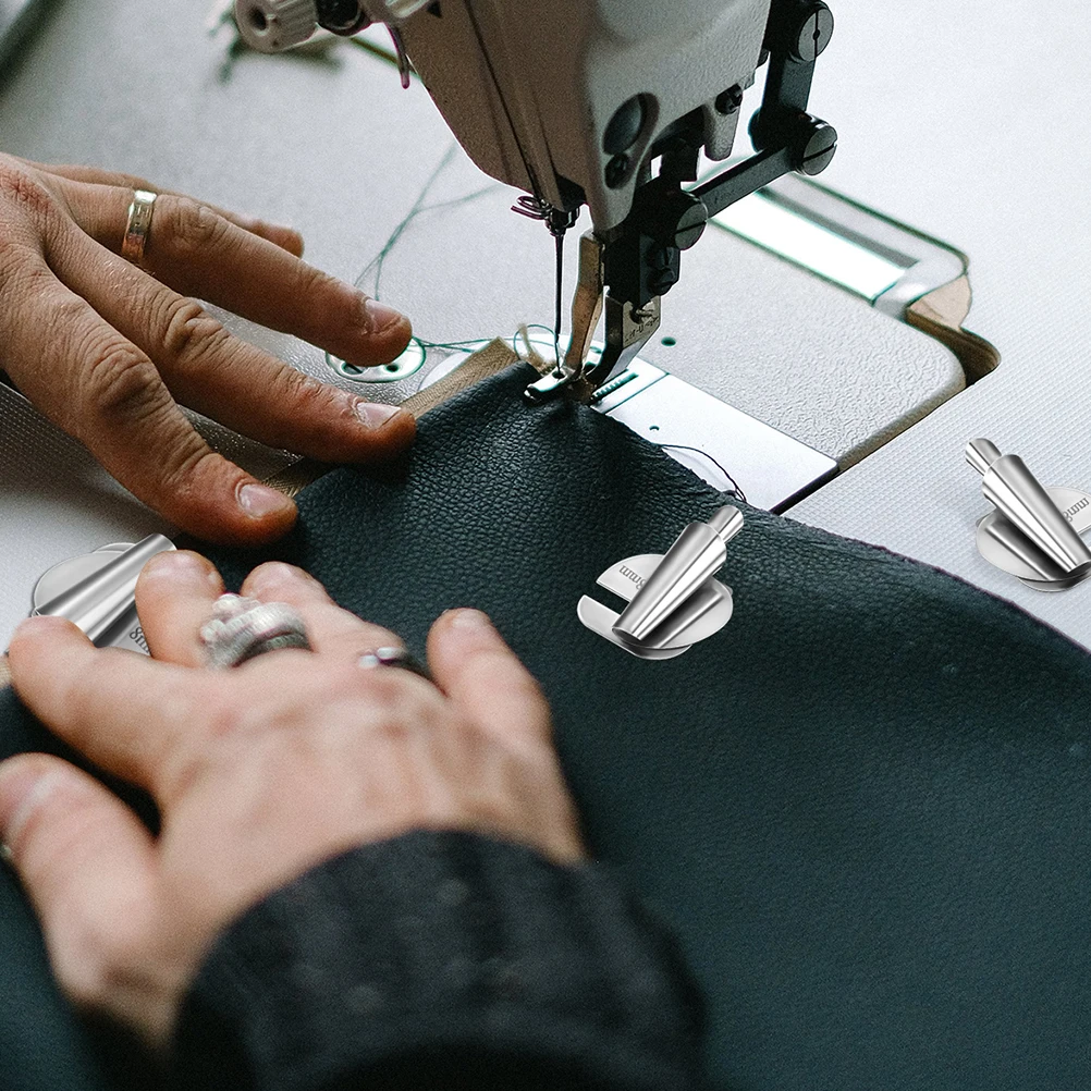 

3pcs Presser Stainless Steel Hemmer Foot For Machine Replacement Attachment Sewing Rolled Hemmer Foot Sewing Supplies