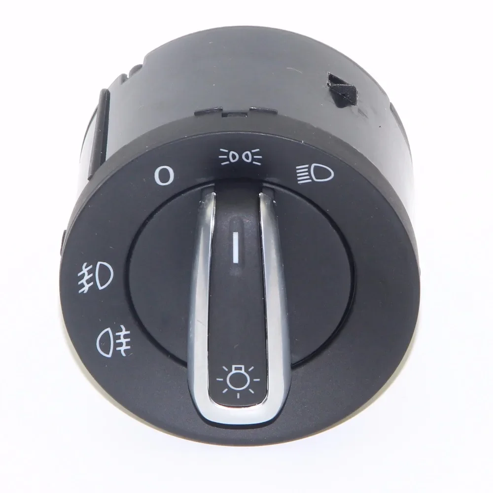 3PCS OEM Chrome Headlight Switch For VW Golf 5 6 GTI Mk5 Mk6 Jetta 5 Passat B6 Touran Tiguan 5ND 941 431 A 5ND 941 431A