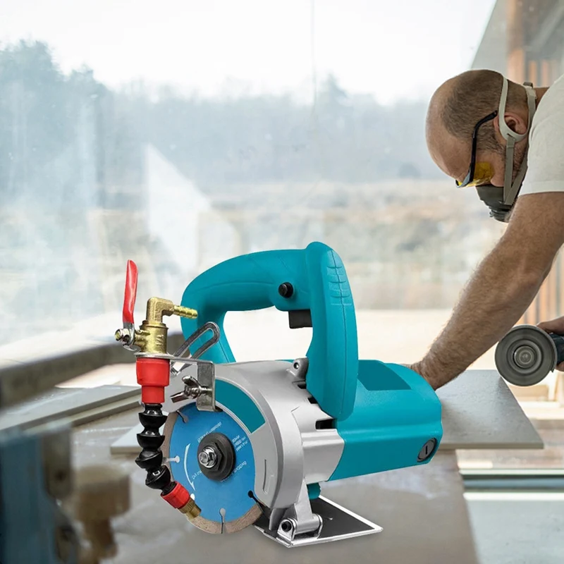 Machine Universelle de Découpe de Carreaux, Meuleuse d'Angle à Grande Vitesse pour le Marbre, Support de Précision, Machine de Dépoussiérage