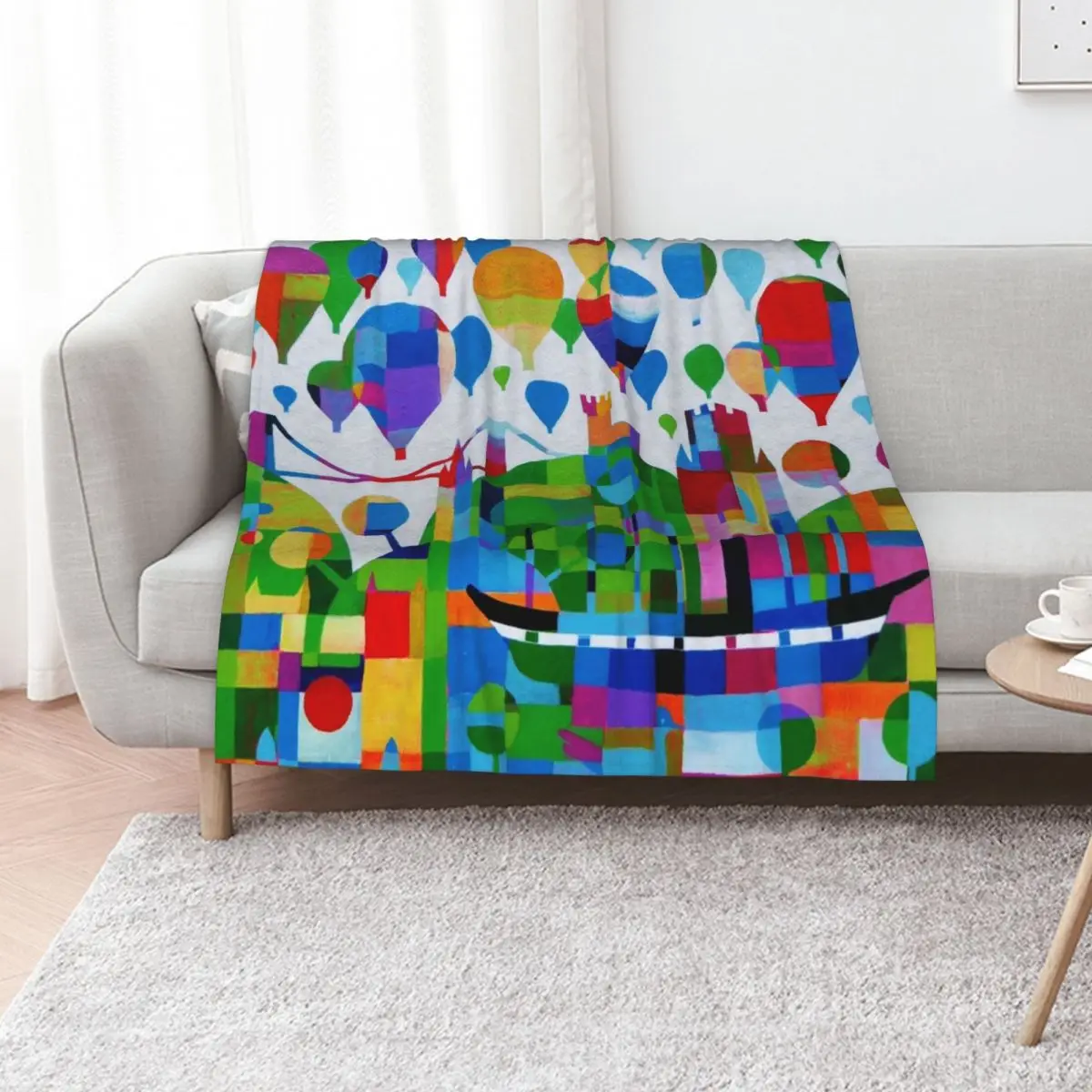 Fiesta Throw Blanket Beautifuls Designers Personalized Gift For Sofa Thin Decorative Throw Single Blankets