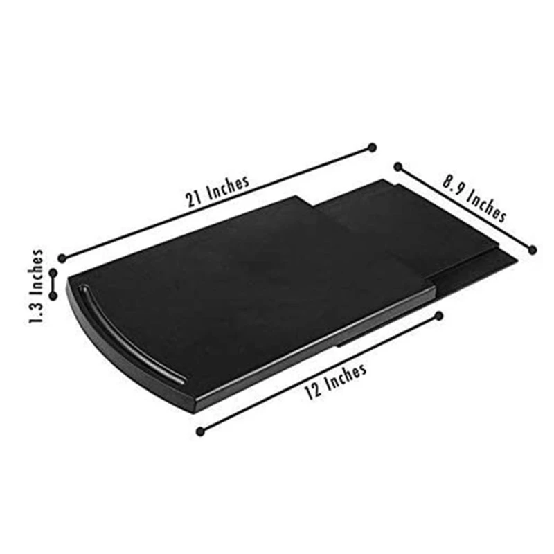 Sliding Coffee Machine Tray Pad with Smooth  Non-slipping Pads A0KF