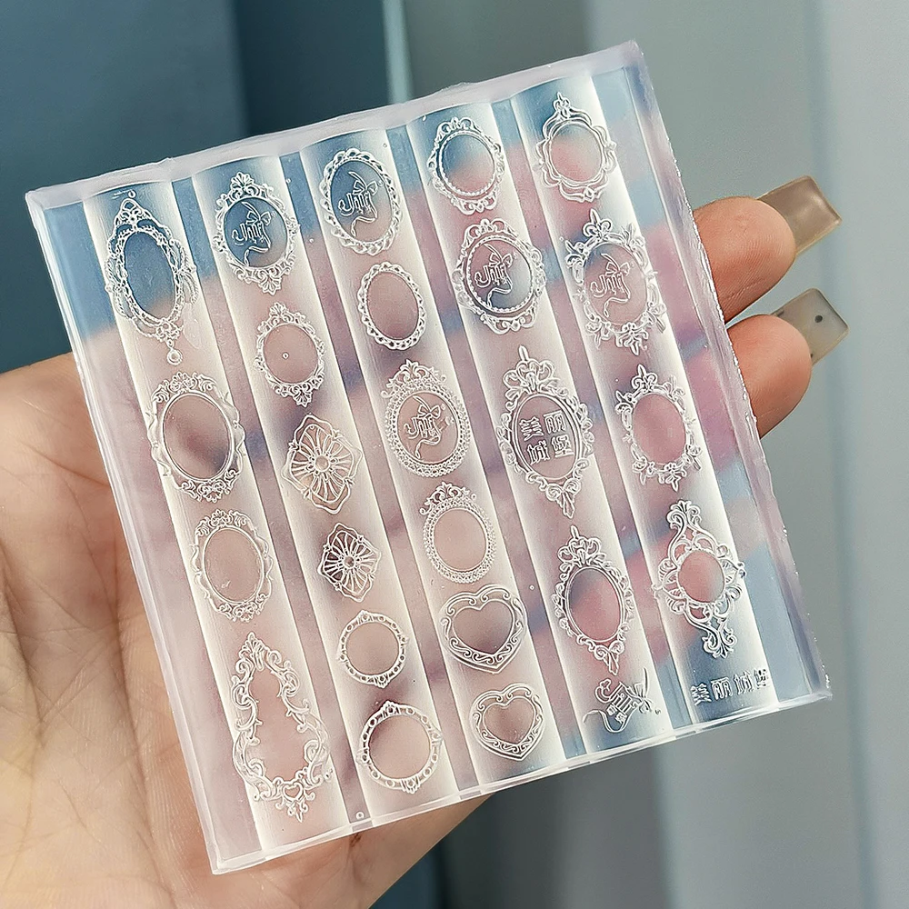 Cetakan Seni Kuku Bingkai Erop - Nail Art Oval ulasan dan harga