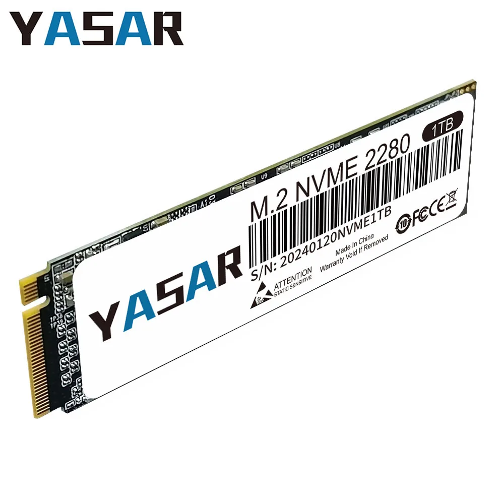 YASAR SSD M.2 NVMe 128TB 256GB 512GB 1TB 2TB PCIe M2 2280 Hard Disk Internal Solid State Drive Disk for Desktop Laptop