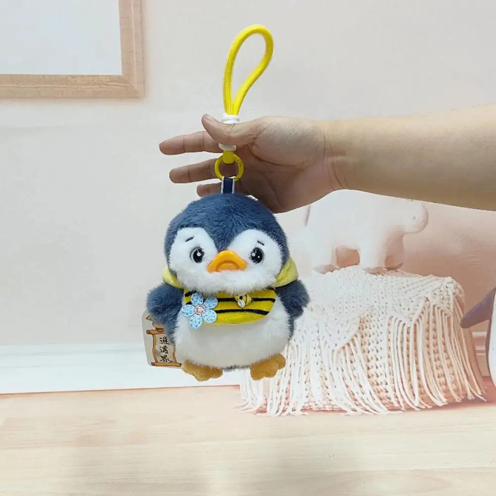 Mini Penguin Gift Penguin Keychain Pendant Mini Penguin Keychain Plush Toy Small Stuffed Pendant Cute Hanging Ornament for Bags