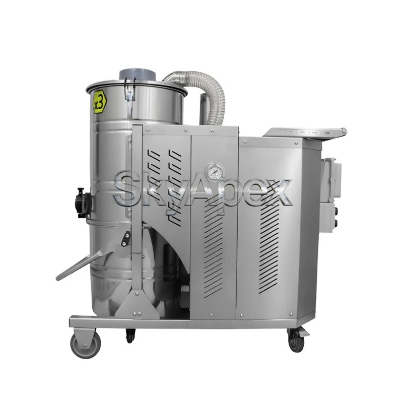 Industrial Explosion-Proof Vacuum Cleaner High Power Vacuum Machine Special for Workshop Dust Iron Chips Long Time Working