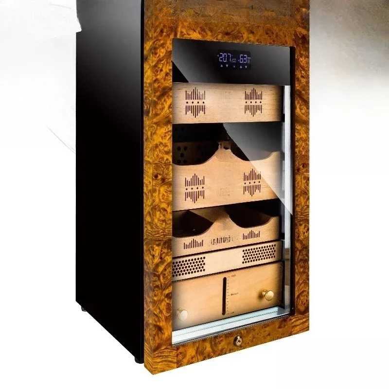 Electronic cigar cabinet, small with constant temperature and humidity