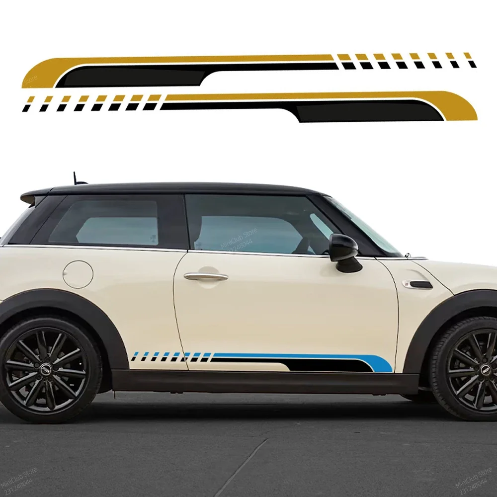Car Door Side Sticker Vinyl Decoration For MINI John Cooper S JCW F55 F56 F57 R55 R56 R60 F60 Countryman Auto Tuning Accessories