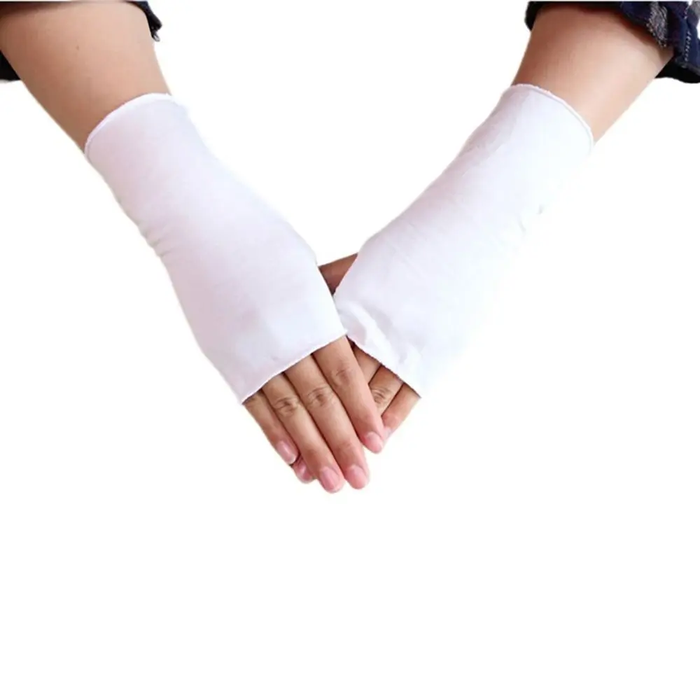 قماش مرن قصير ظلة صيفية لركوب الدراجات بدون أصابع قفازات نصف اصبع قفازات واقية من الشمس قفازات القيادة