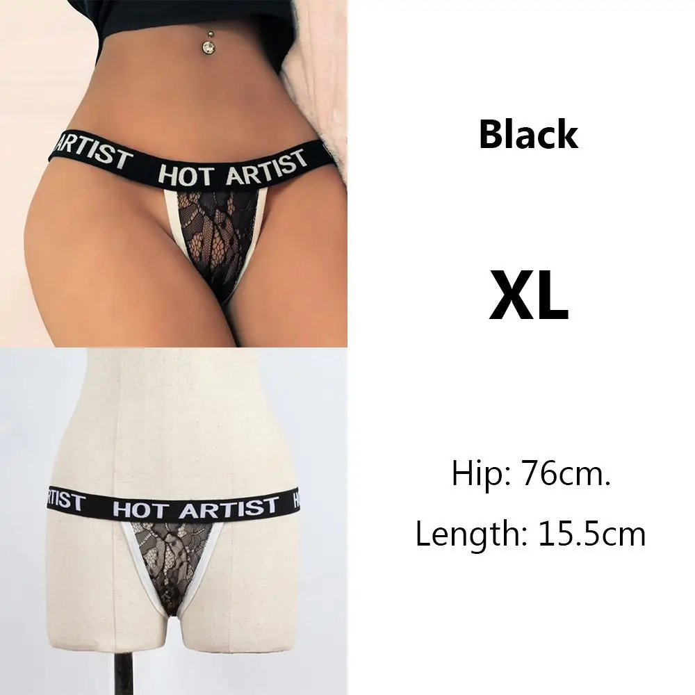 Women Knickers Letters Bikini Briefs Sexy Panties Bandage G-string Thongs