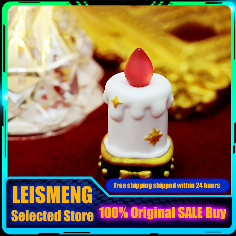 Transparent candle cute theme keycap resin mechanical keyboard 1pcs PC gaming keyboard custom keycap Layered drip glue