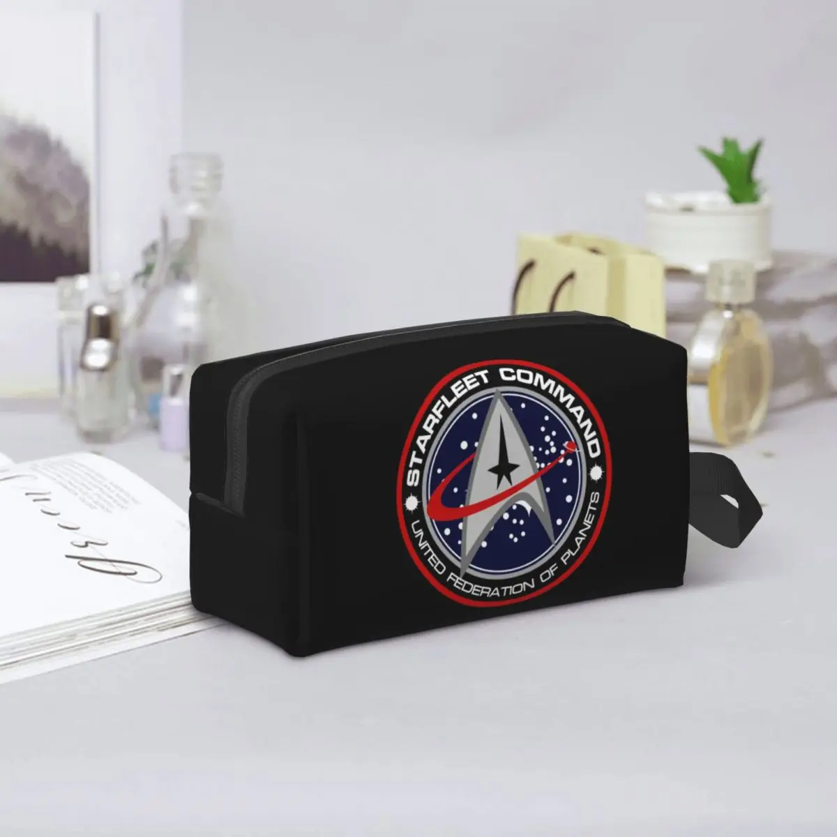 Star Treks Science Fiction TV Series Pencil Case for Boys Girls Pen Box Pencil Bag Stationery Supplies Women Cosmetic Bag