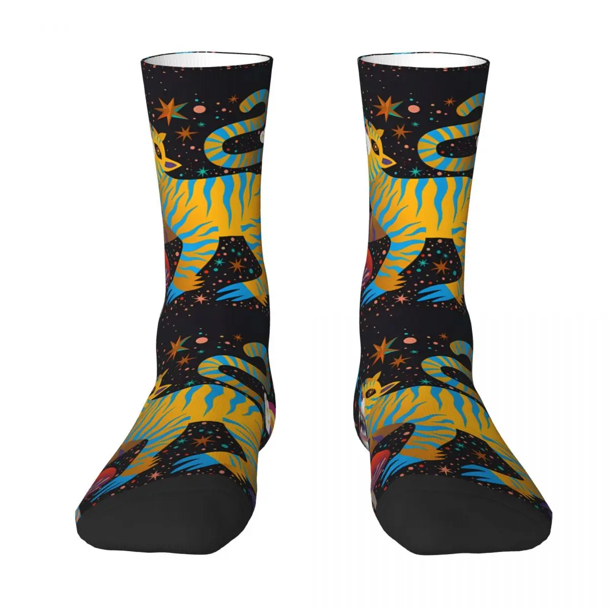 Tiger Sock Printed Man Polyester