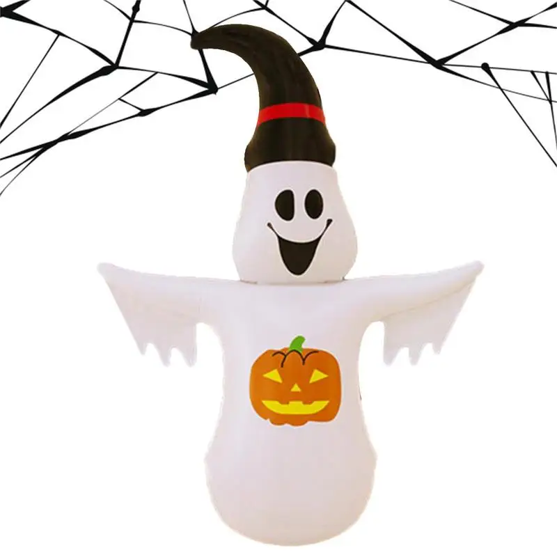 

Blow Up Ghost Halloween Inflatables Outdoor Ghost Pumpkin Cat With LED Remote Light Spooky Halloween Outdoor Decorations Blow Up