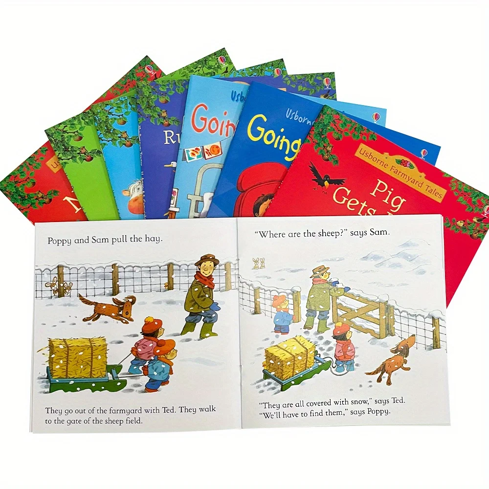 20 Books/set Kids Usborne Picture Books for Children Baby Famous Story English Child Book Educativo Infantil 5 sold