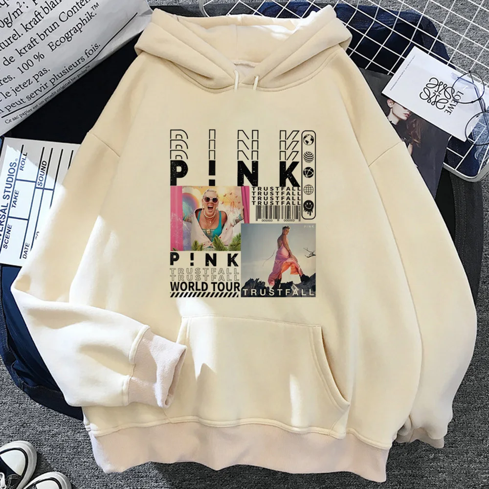 Pink p Nk hoodies women Kawaii 90s y2k aesthetic sweat y2k clothing female Winter  tracksuit