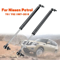 A Pair For Nissan Patrol Y61/Y62 1997-2008 Car Front Bonnet Hood Lift Supports Shock Gas Struts Bars Gas Spring