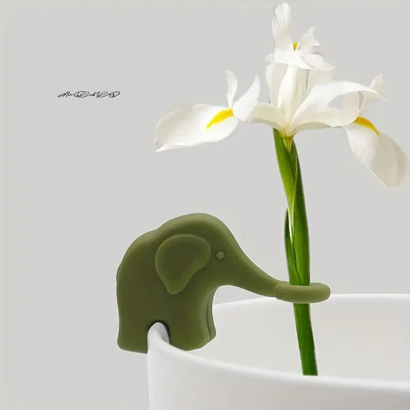 3 قطعة أوتاد نباتات الأرنب والقرد اللطيفة الشتلات المائية يدعم أصحاب الجذعية البلاستيكية لقطع حامل دعم النبات #5