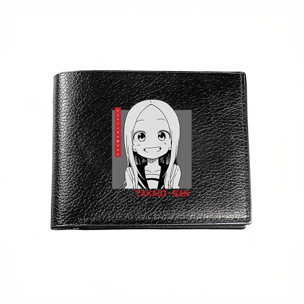 Takagi San Anime Character Design Men S Wallet Card Holder Casual Business Fashion Print Style Accessory