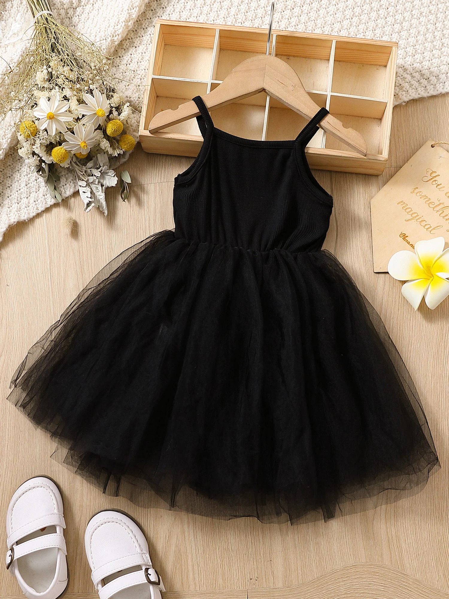 Baby Girl Rainbow/Black Dress Summer Sleeveless Dress Princess Dress Daily Wear or Party Wear Evening Dress