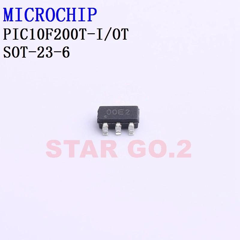 5PCSx PIC10F200T-I/OT SOT-23-6 MICROCHIP Microcontroller