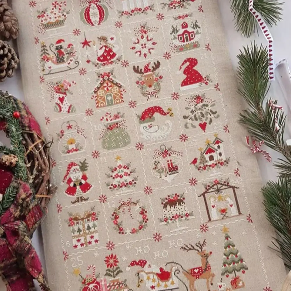 Non-finished Products Christmas Embroidery Kits Craft Packages Funny Religious Vintage Embroidery Needlework