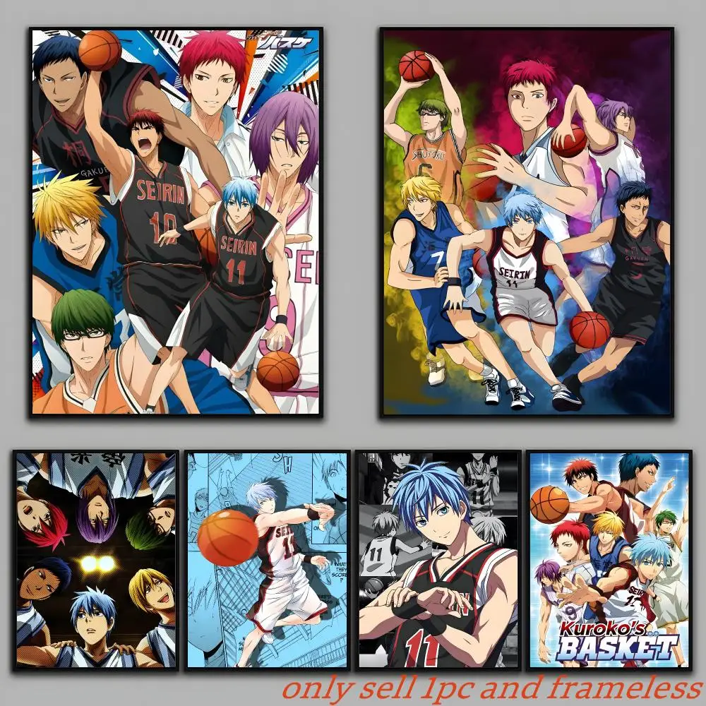 Cartoon K-Kuroko no Basuke Basketball Poster Painting Prints Wall Art Picture Film Room Home Bar Cafe Decor Home  Mural