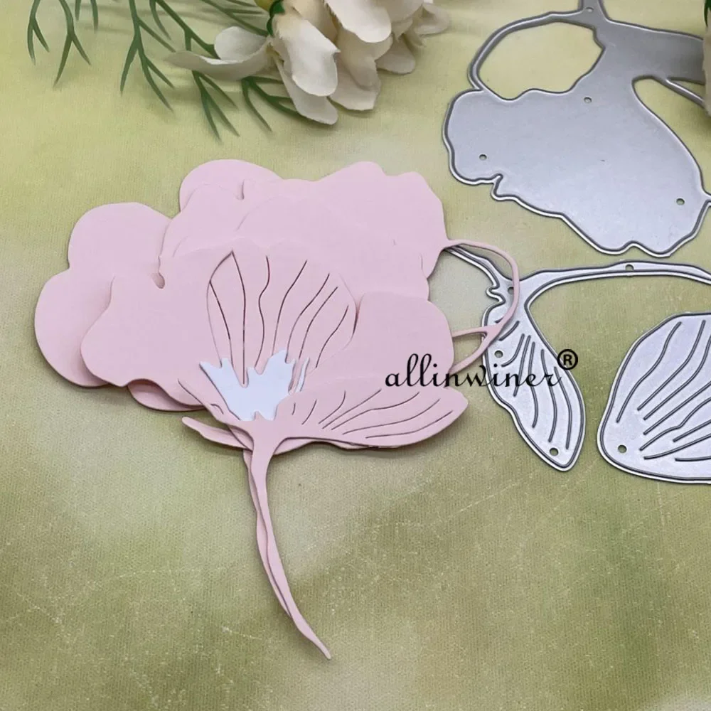 

New Flower leaf decoration DIY Craft Metal Cutting Die Scrapbook Embossed Paper Card Album Craft Template Stencil Dies