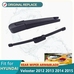 Car Rear Windshield Wiper Arm & Blade For Hyundai Veloster 2012 2013 2014 2015 Automotive External Auto Accessories