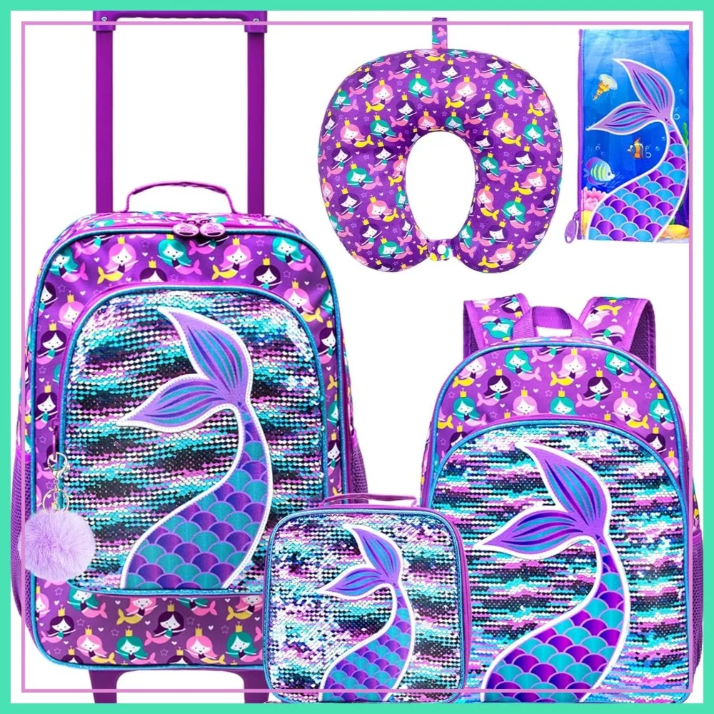 

Rolling Carry on Luggage for Toddler, Kids Suitcase with Wheels for Girls and Boys