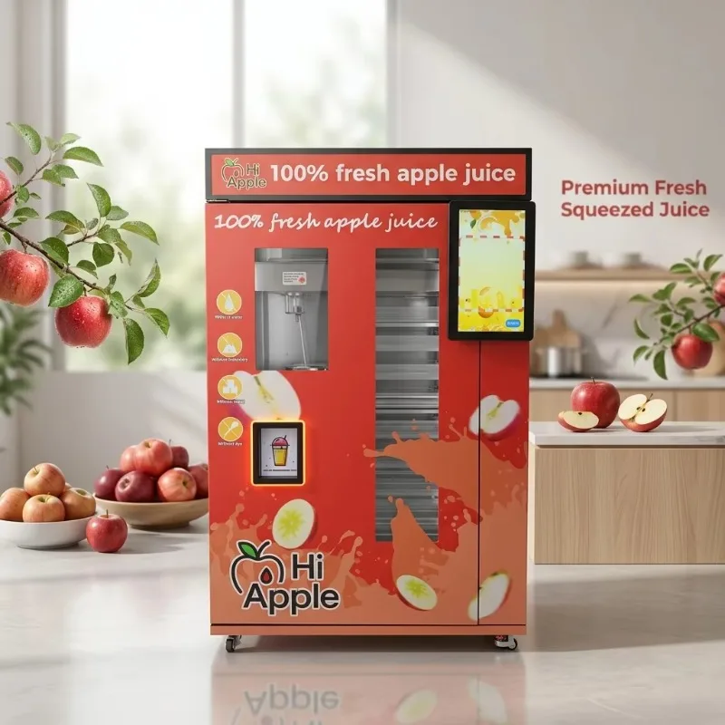Apple Juice Vending Machines-Human-less Operation Touchscreen 21.6