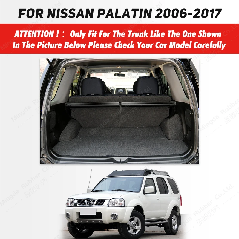 Car Trunk Mat For Nissan Palatin 2006-2017 16 15 14 13 12 11 10 09 08 07 Custom Car Accessories Auto Interior Decoration