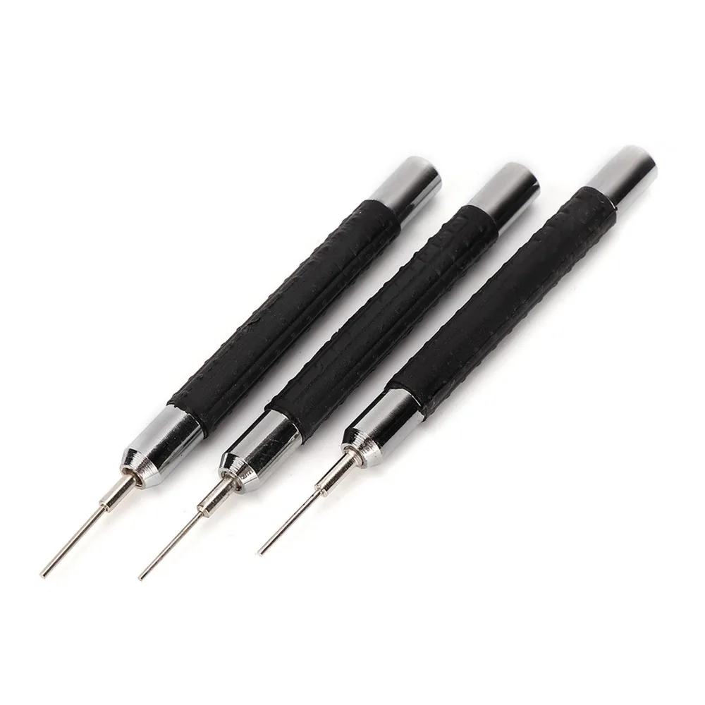 3pcs Alloy Material Watch Band Link Remover 0.7mm/0.8mm/0.9mm Needle 3PCS Set Watch Repairing Tool Watch Band Replacement